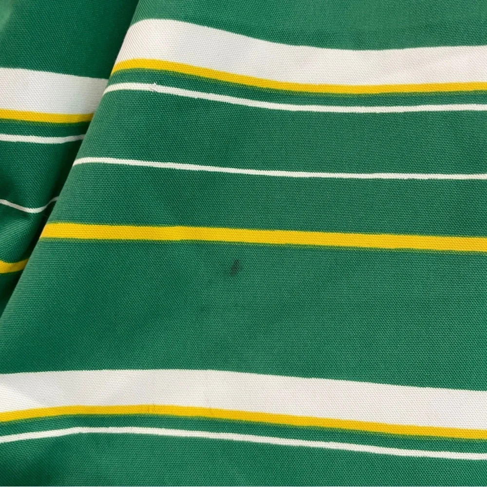 Vintage Y2K DC Boys Green Yellow Striped Snowboard Streetwear Jacket Size Medium